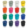 350mL Borosilicate Glass Cups Colours